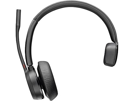 Poly Voyager 4310 USB-A Headset +BT700 dongle TAA - Google Assistant, Siri - Mono - USB Type A - Wired/Wireless - Bluetooth - 164 ft - 20 Hz to 20 kHz - On-Ear, Over-The-Head - Monaural - Supra-aural