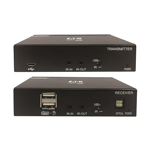 Tripp Lite DisplayPort Over Cat6 Ethernet Extender, Transmitter/Receiver Kit, Up to 230 Feet / 70 Meters, 4K@60Hz Video, 4:4:4, Power Over Cable, TAA Compliant, 1-Year Warranty (B127A-1A1-BDBDA)