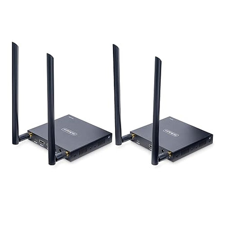 StarTech.com Wireless HDMI Extender, 4K 60Hz, Transmitter and Receiver Kit, Up to 165ft (50m), No Line-of-Sight Required