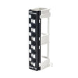 Eaton Tripp Lite 12-Port Wall-Mount Patch Panel for UTP Keystone Jacks, Offset Ports, Vertical or Horizontal Installation, TAA Compliant, Lifetime Manufacturer's Warranty (N062-012-KJ-WOF)