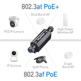 Cudy POE15 Gigabit Outdoor Waterproof IP67 PoE + Extender, 10/100/1000Mbps, PoE Repeater, PoE Amplifier, BOE PoE, Wall Mount, IEEE 802.3at/802.3af, Wall Mount