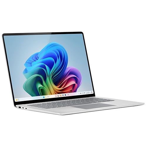 Refurbished (Excellent) Microsoft Surface Laptop 15 Touchscreen Copilot+ PC Laptop (Snapdragon X Elite/16GB RAM/256GB SSD) - Platinum