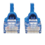 TRIPP LITE Cat6a 10G Ethernet Cable, Snagless Molded Slim UTP Network Patch Cable (RJ45 M/M), Blue, 20 ft. (N261-S20-BL) Blue 20-ft.