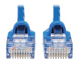 Tripp Lite Cat6a 10G Ethernet Cable, Snagless Molded Slim UTP Network Patch Cable (RJ45 M/M), Blue, 25 ft. (N261-S25-BL) Blue 25-ft.