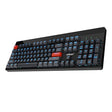 Adesso EasyTouch 1300 Custom Mechanical Keyboard – Wired/Wireless/Bluetooth, RGB, Multi-OS, VIA/QMK Programmable, Hot-Swappable Red Switches, Copilot AI Key, USB-C Rechargeable
