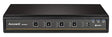 Vertiv SwitchView Desktop KVM, 4 Port, Single Head Monitor, Vertiv SwitchView Desktop KVM, KVM Switchbox, 4 Port, Dual Head Monitor, Universal Connector, TAA Compliant (SV340DPH-400) KVM 4-Port Dual Head