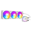 Antec Skeleton 360 ARGB White Liquid CPU Cooler, 360mm Radiator, 3 x 120mm PWM ARGB Fans, Hydraulic Bearing, Copper Base, Intel LGA 115X/1200/1700/20XX, AMD AM4/AM5