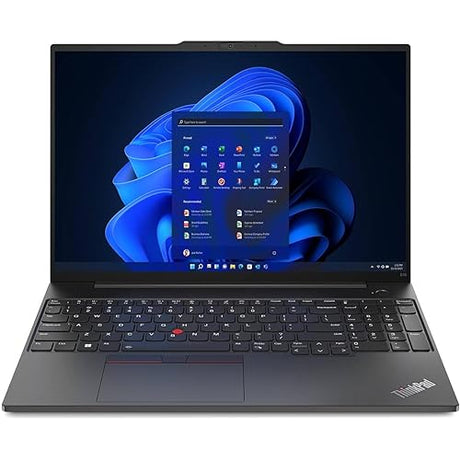 Lenovo ThinkPad E16 Gen 1 21JN0073US 16 Notebook - WUXGA - 1920 x 1200 - Intel Core i7 13th Gen i7-1355U Deca-core [10 Core] 1.70 GHz - 16 GB Total RAM - 8 GB On-board Memory - 512 GB SSD - Graphite