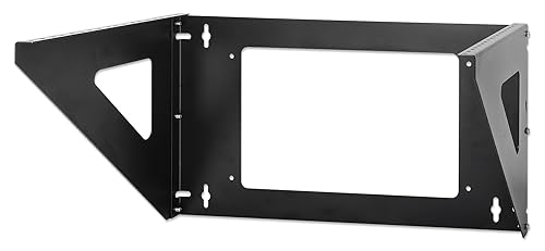Intellinet 6U Vertical Wall Mount Rack Bracket – for 19in Network and Data Equipment – 3 Yr Mfg Warranty - 716376
