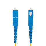 StarTech.com 2m (6.6ft) LC to SC (UPC) OS2 Single Mode Simplex Fiber Optic Cable, 9/125µm, 40G/100G, LSZH Fiber Patch Cord