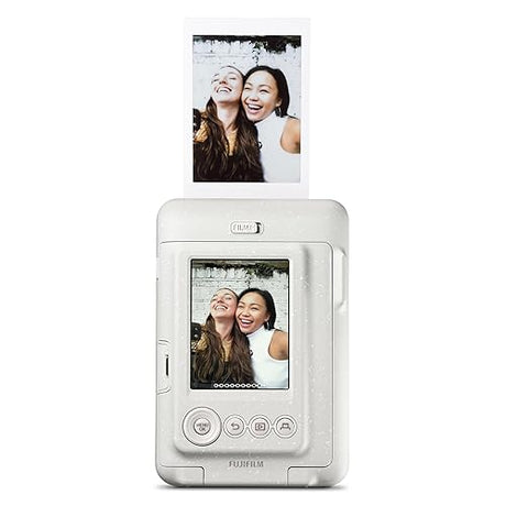 Fujifilm INSTAX Mini LIPLAY Hybrid Instant Camera - Misty White