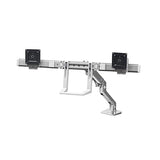 Ergotron – HX Dual Monitor Arm, VESA Desk Mount – for 2 Monitors Up to 32 Inches, 5 to 17.5 lbs Each – Polished Aluminum