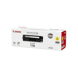 Canon CRTDG118-YW Original Toner Cartridge, Laser, 2900 Pages, Yellow