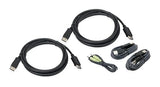 IOGEAR G2L9203UTAA3 Dual View DisplayPort USB KVM Cable Kit with (TAA) Audio Dual View DisplayPort, USB KVM