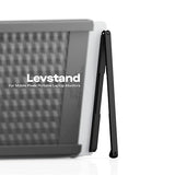 MP Mobile Pixels Portable Laptop Screen Levstand, Height Adjustable Ergonomic Monitor Stand, Foldable Laptops Holder, Ventilated Laptop Mount (Black)