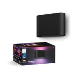Philips Hue Dymera Smart Indoor and Outdoor Wall Light - Two Individually Controllable Beams of Light - Secure Connection, Control from Anywhere - 16 Million Colors - Outdoor Use Requires Hue Bridge