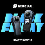 Insta360 ONE RS 1-Inch 360 Edition - 6K 360 Camera with Dual 1-Inch Sensors, Co-Engineered with Leica, 21MP Photo, FlowState Stabilization, Superb Low Light, Water Resistant Standalone