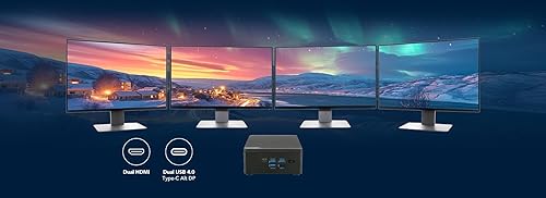 ECS EliteGroup Liva Z7 Plus Intel Meteor Lake Ultra 5 Processor 125H (up to 4.5 GHz) NUC Mini PC, Desktop Barebone, SoC No Ram No HDD/SSD No OS