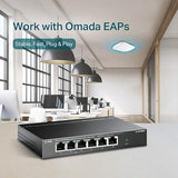 TP-Link 6 Port Fast Ethernet 10/100Mbps PoE Switch 4 PoE+ Ports @67W Plug & Play Sturdy Metal w/Shielded Ports Extend Mode Priority Mode (TL-SF1006P) 6 Port w/ 4-Port PoE+ 6 Port w/ 4 Port PoE+
