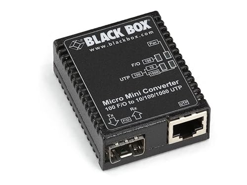 Black Box LMC400A 10/100BT 100Bfx SFP Media Converter US P