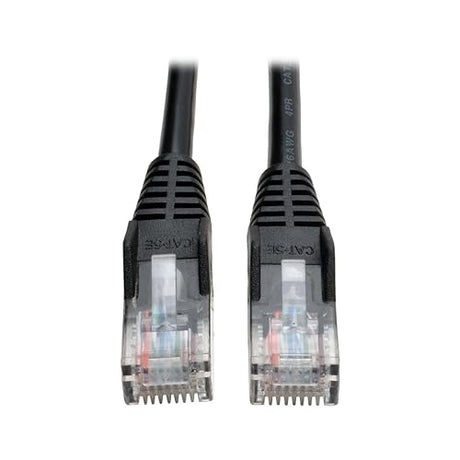 TRIPP LITE Cat5e 350MHz Snagless Molded Patch Cable, 100', Black 100 Feet Black