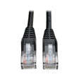 Tripp Lite N001-025-Bk 25' Cat5E Cat5 350Mhz Black Snagless Molded Patch Cable Rj45M/M-25Ft 25 Feet Black