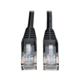 Tripp Lite N001-025-Bk 25' Cat5E Cat5 350Mhz Black Snagless Molded Patch Cable Rj45M/M-25Ft 25 Feet Black