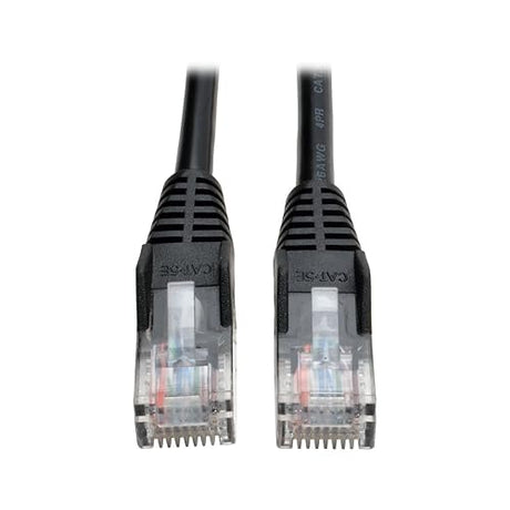 Tripp Lite N001-025-Bk 25' Cat5E Cat5 350Mhz Black Snagless Molded Patch Cable Rj45M/M-25Ft 25 Feet Black