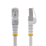 StarTech.com 75ft White CAT6a Ethernet Cable, Snagless RJ45, 10GbE, 100W PoE++, S/FTP, 500MHz, 27AWG Pure Bare Copper, LSZH