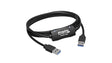 Plugable USB 3.0 Transfer Cable, Unlimited Use, Transfer Data Between 2 Windows PC's, Compatible with Windows 11, 10, 8.1, 8, 7, Vista, XP, Bravura Easy Computer Sync Software Included