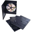 VERBATIM 95094 CD/DVD Black Video Trimcases - 50pk, Black Cases