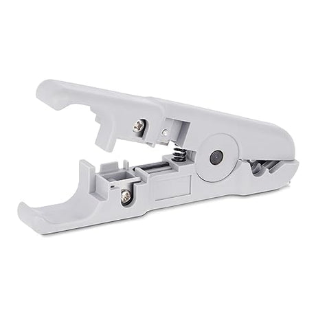 StarTech.com Network Cable Stripper and Cutter, Professional Wire Stripper for UTP/FTP/STP/Coax Cables, Rotary Wire Stripping and Cutting Tool
