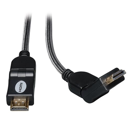 Tripp Lite 3ft High Speed HDMI Cable Digital Video With Audio Swivel Connectors 4K X 2K M/M 3' - P568-003-SW