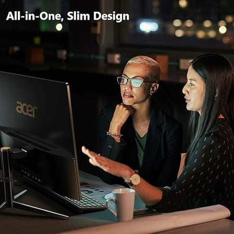 Acer Aspire C22-1610-UA91 AIO Desktop | 21.5 Full HD 1920 x 1080 IPS Display | Intel Core i3-N305 | Intel UHD Graphics | 8GB DDR5 | 512GB PCIe Gen 4 SSD | Intel Wi-Fi 6 | Windows 11 Home