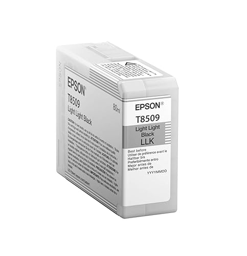 Epson T850900 T850 UltraChrome HD Light Light Black Ink