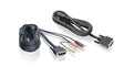 IOGEAR Dual View Dual-Link DVI, USB KVM Cable Kit with Audio (TAA Compliant) 6 Foot, G2L7202U Dual View Cable Set