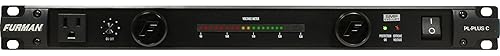Furman PL-Plus C 15 Amp, Advanced Level Power Conditioning, SMP, EVS, Lift, 9 Outlets, Led Voltmeter, Pullout Led Lights, Isolated Outlet Banks