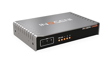 CAM230 by INOGENI, Switch 1 of 3 USB/HDMI Cameras to USB or HDMI. Awards Winning Multi-Cameras Video Conference switcher, Plug and Go, Up to 3 Devices, Professional Device