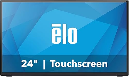 Elo 2470L - 24 Touchscreen Monitor - 10 Touch, 1920 x 1080, Black 24-inch Black with Clear Glass