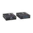 Tripp Lite 4-Port USB Extender Over Ethernet Kit, HDBaseT-USB3 Over Cat6a, 5 Gbps USB-A 3.2 Gen 1, Up to 328 Feet / 100 Meters, Power Over Cable, RS-232, TAA Compliant, 1-Year Warranty (BHDBT3-USB)