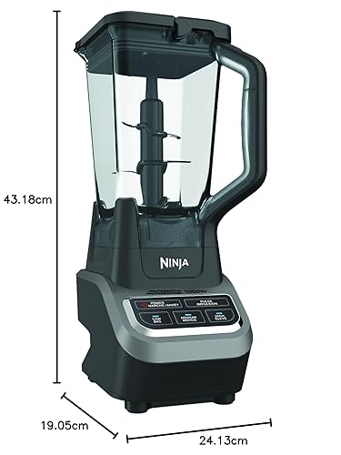 Ninja BL611C Professional Blender with 72 oz Pitcher, Black/Grey, 1000W, (Canadian Version), Extra Large