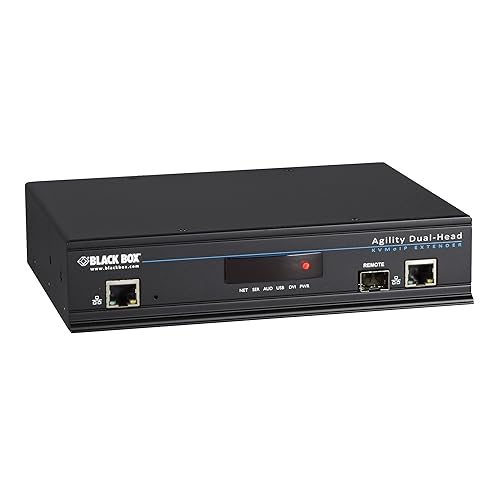 Black Box Kvm-Over-IP Matrix, Dual-Head Dvi-D, USB 2.0, Kvm Receiver - ACR1020A-R