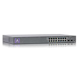 Alta Labs S16-POE Cloud-Managed PoE+ Switch w/ 16 Gigabit Ethernet Ports and 2 SFP Ports, Power Over Ethernet on 8 Ports, 120W PoE Budget, 2 SFP Ports Support Up to 1 Gbps Fiber or Copper Connections