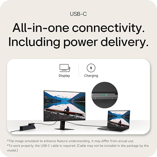 LG 24U631A-B 27-Inch QHD (2560x1440) IPS Monitor, 100Hz Refresh Rate, 5ms (GtG) Response Time, sRGB 99%, HDR10, USB-C, HDMI, Tilt Adjustable, Black