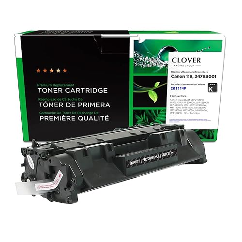 Clover Remanufactured Toner Cartridge Replacement for Canon 3479B001 (119) | Black Black 2,100