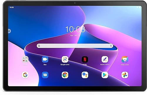 Lenovo Tab M10 Plus 3rd Gen Tablet - 10 FHD - Android 12-32GB Storage - Long Battery Life, Gray