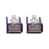 Tripp Lite N201-015-PU 15' Cat6 Gigabit Ethernet Snagless Molded Patch Cable UTP Purple RJ45 M/M 15' 15-ft. Purple