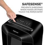 Fellowes LX85 10-Sheet, P4 Cross-Cut Home Office Paper Shredder with SafeSense