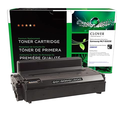 Clover Remanufactured Toner Cartridge Replacement for Samsung MLT-D203E | Black | Extra High Yield Black 10,000