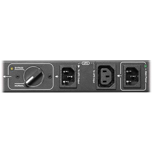 Tripp Lite PDU Hot Swap with Manual Bypass 200-240V 10A 6 C13 2 C14 1URM (PDUBHV101U)